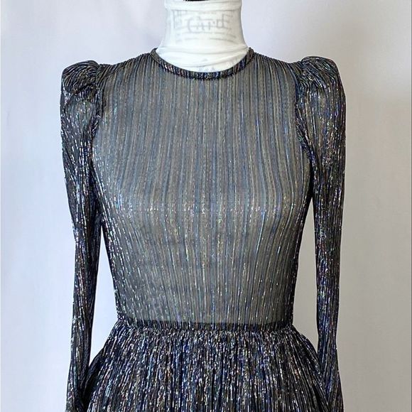 SABINA MUSÁYEV Monique Metallic Minidress size XS - Picture 6 of 12